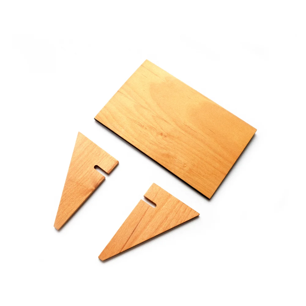 Wooden Craft  High Quality Home Decor Wooden Display Stand For Birthday Party Gift Wooden Postcard Holder