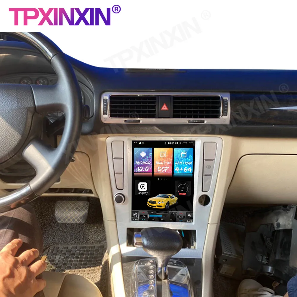 
For B7 2009 - 2017 Tesla Screen Car Radio GPS Navigation Android Multimedia DVD Player 