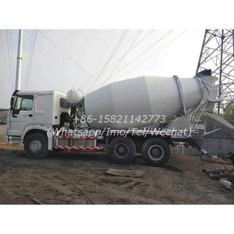  Продажа с завода строительных машин б/у Бетономешалка HOWO 8m3 9m3