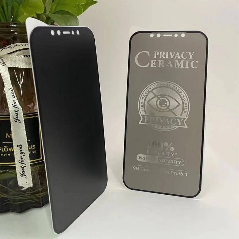 9H 21D mobile phone Ceramic Film Matte anti spy Screen Protectorfor iphone11 12 13 13pro micas para privacidad