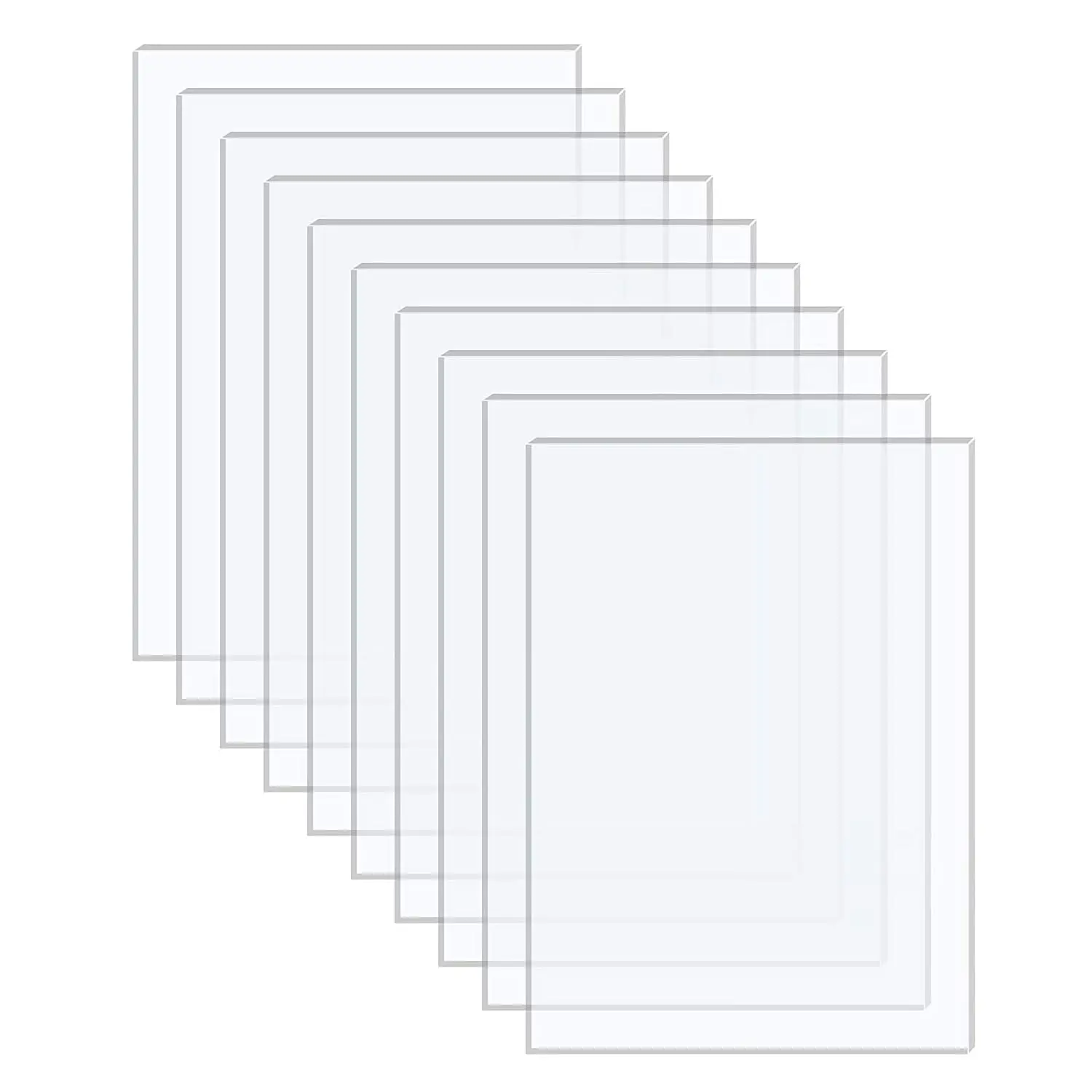 Custom Size Acrylic Sheets Clear Extruded Plexiglass for Picture Frame Glass Replacement Painting