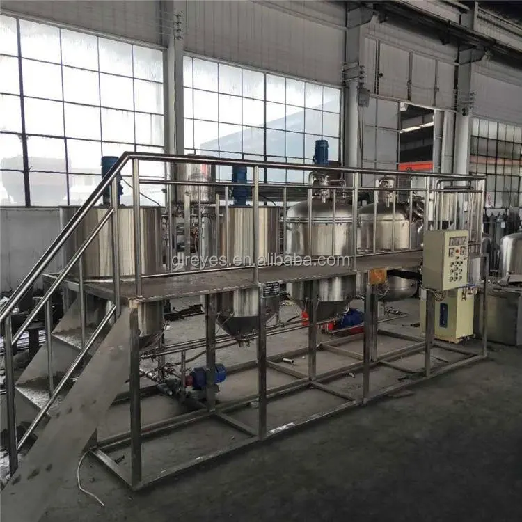 1~10 tons small virgin coconut oil refinery uses coconut oil refining machine to make edible oils