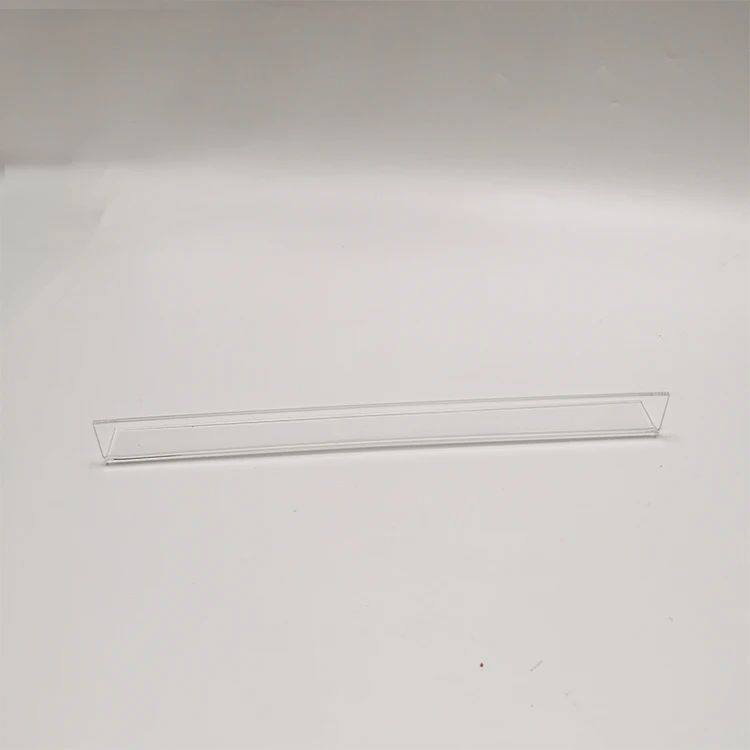 Customized L Shaped Hot Bending Clear Acrylic Display Shelf