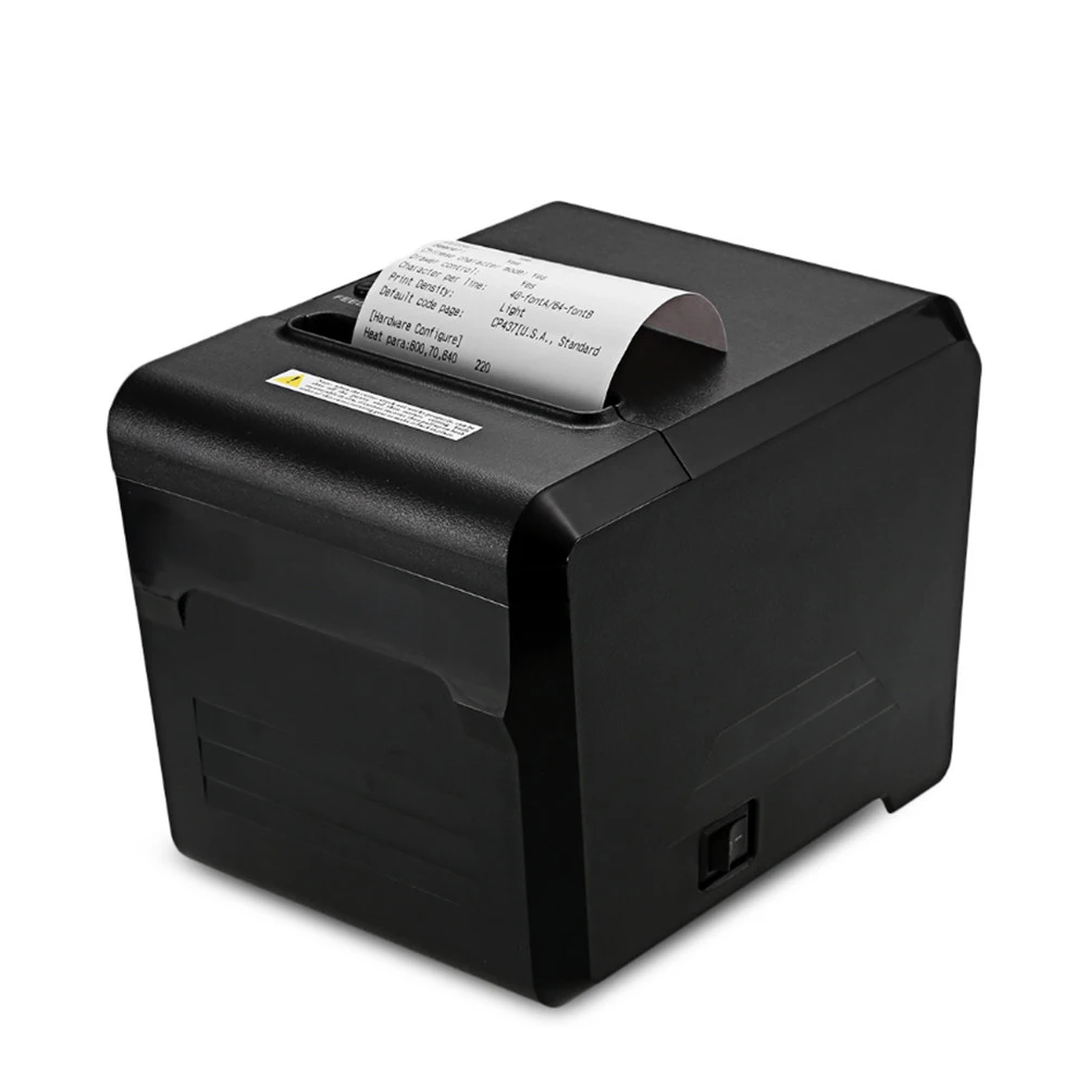 OWNFOLK 80mm Thermal Receipt Printer Automatic cutter Restaurant Kitchen POS Printer USB+Ethernet printer Serial port