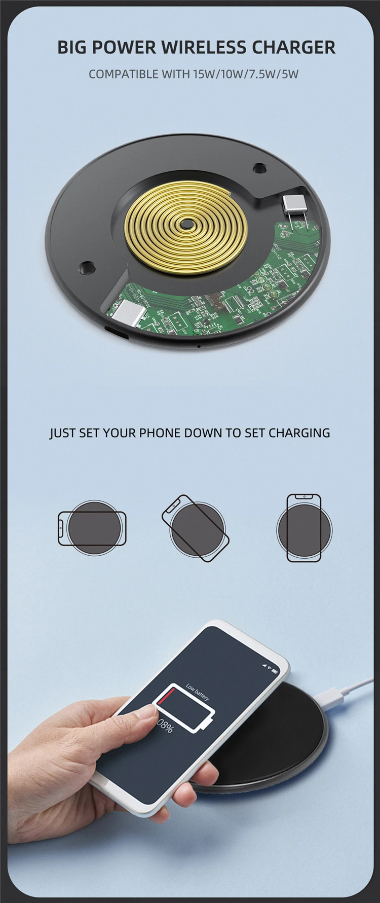 wireless charger pad