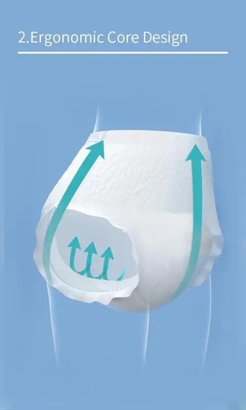 Factory Direct Selling Disposable Incontinence Adult Pants Unisex Breathable Adult Diaper Pants Underwear