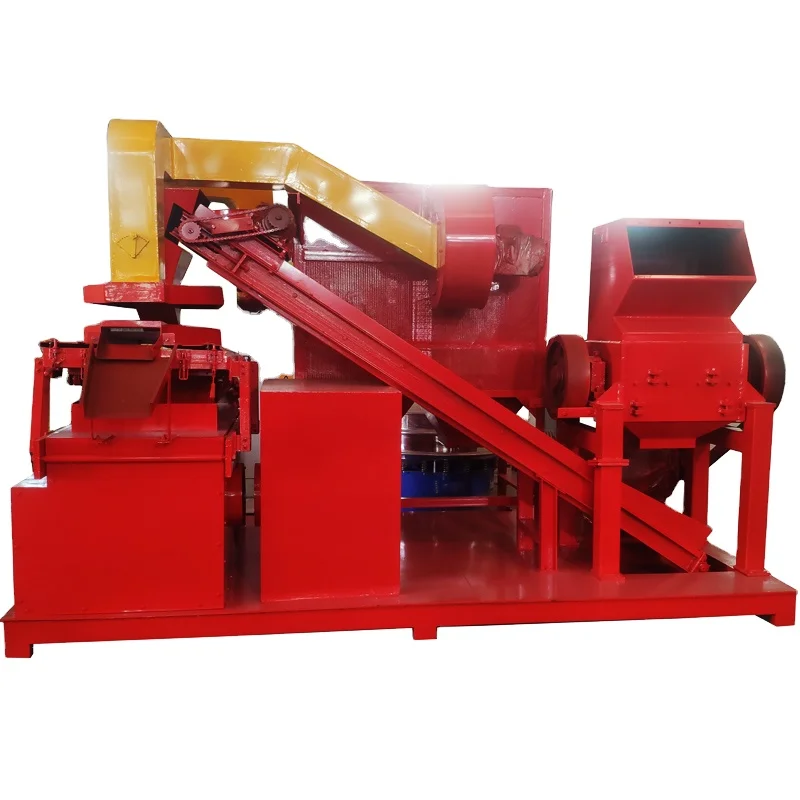 Top Sale Electric Wires Granulator Copper Wire Chopper Scrap Metal Copper Recycling Production Line