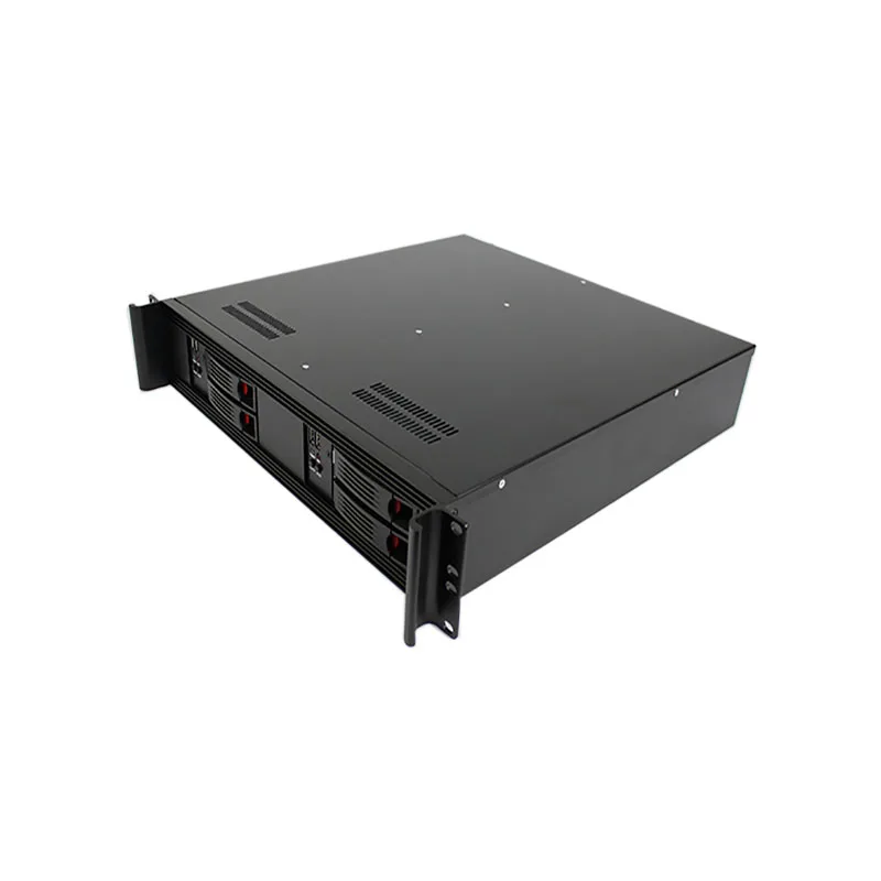 Custom 2U Double Mini ITX System Server Case with IO Interface 4U Hot Plug Server Chassis