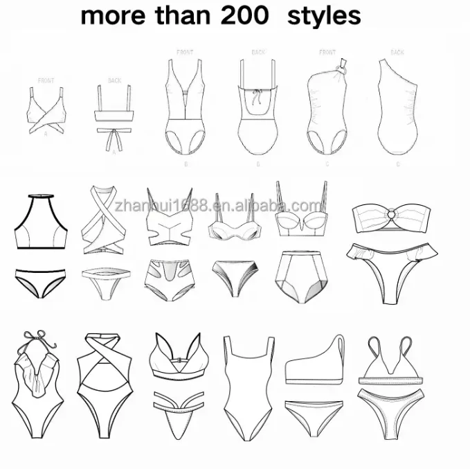 Custom swimwear & beachwear High quality fashion women Beach wear bikini one piece swimsuit ladies active fitness bikini