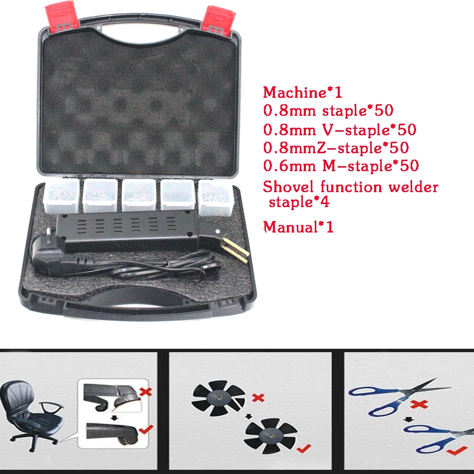 
Hot Staplers with shovel Car Bumper Repairing Machine, Plastic Welding Machines, Welding Repairing Tool 