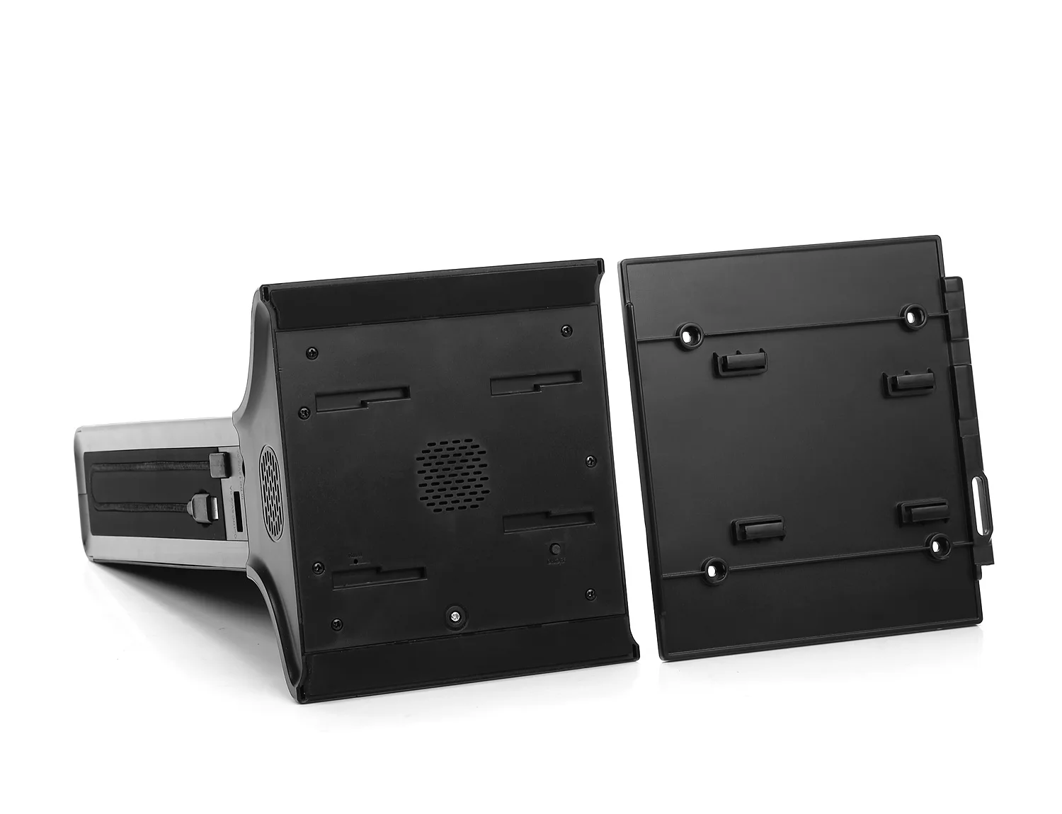 OEM ODM in stock phone charging advertising display 7 inch dual digital menu table tent advertising display