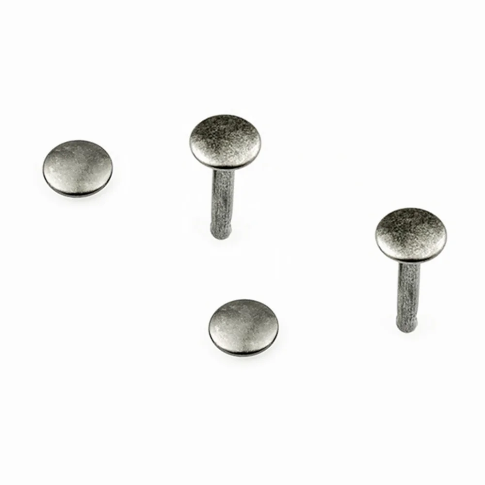 Garment accessories 7mm metal double cap rivet for leather bag