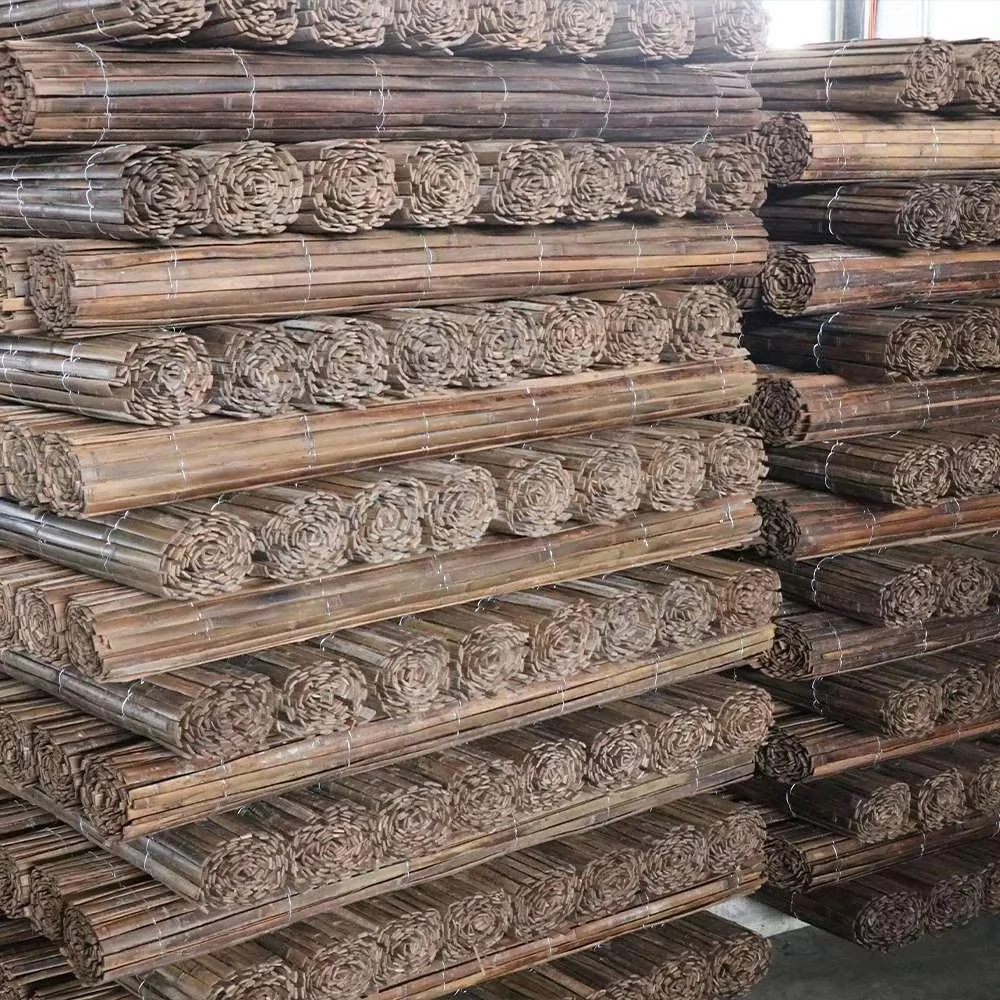 OEM wholesale waterproof rolled natural indoor outdoor garden privacy fences bamboo slats supplier
