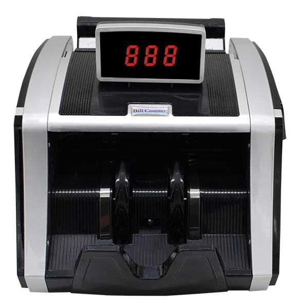 2 LED Display Multi Currency Money Counter Bill Counter Machine