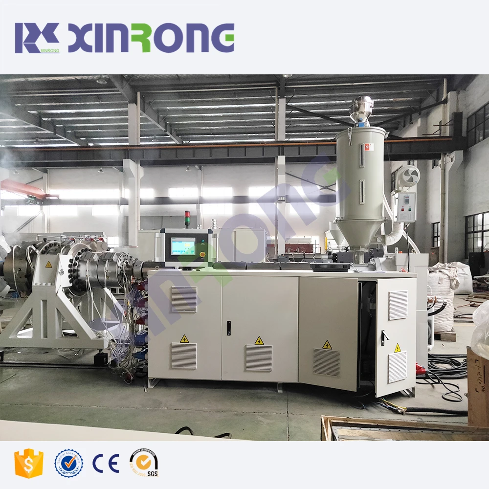 110mm pe pipe extrusion machine hdpe pp pe one layer or thress layers pipe making machine