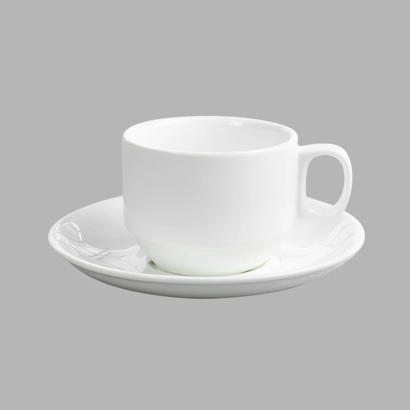 Elegant small ceramic custom cappuccino coffee edible cup with different types