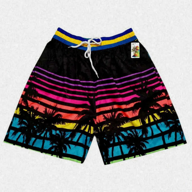Прямые продажи товары для обработки 588 # (кокосовое дерево) брендовые цифровые летние мужские шорты из полиэстера отдыха