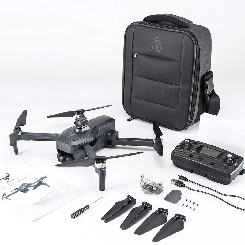 The large drone is connected to the mobile phone to operate the camera and video can be used for travel party selfies