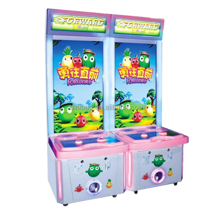 Factory Price coin operated amusement ticket machine go forward  arcade lottery redemption machine