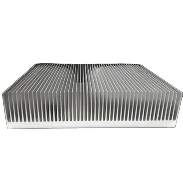 sandblasted anodized high precision machining large cross section laser diode audio amplifier power supply aluminum heat sink