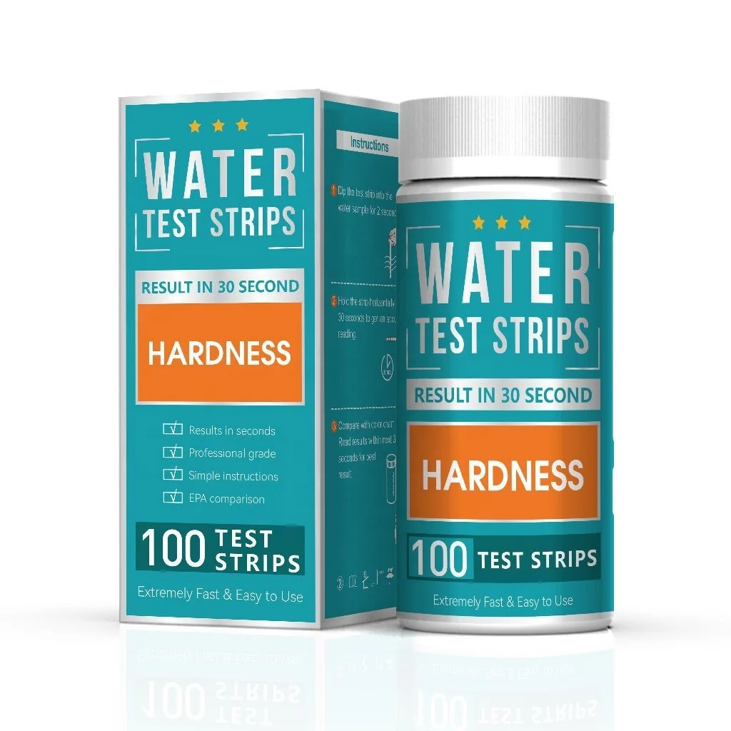 Water Hardness Test Strips 0-425 ppm Calcium and Magnesium Total Hardness Test