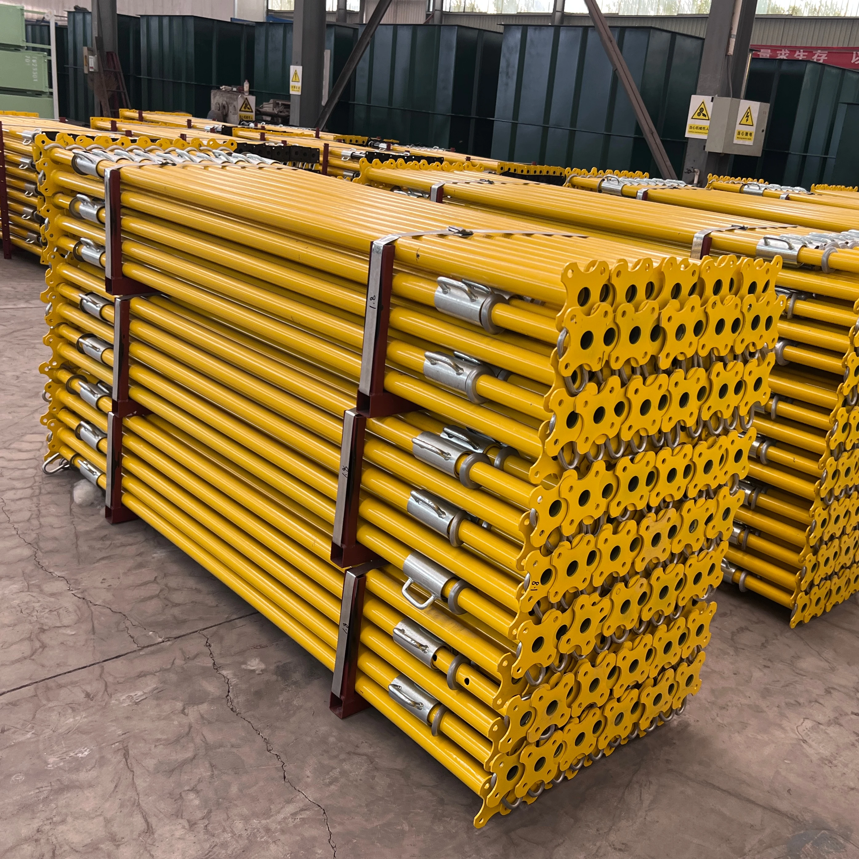 Jack post adjustable steel acrow prop formwork shuttering push pull telescopic screw jack prop