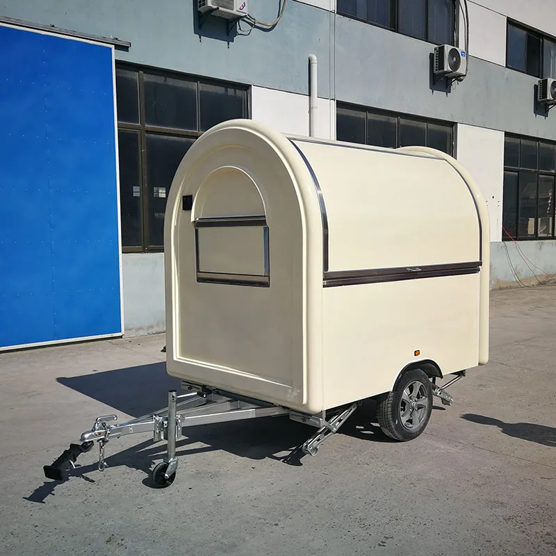 FT-165 230*165 cm hot dog food truck trailer ice cream machine trailer