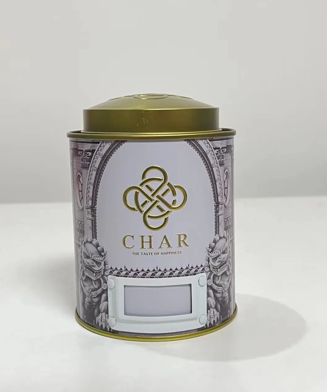 wholesale luxury custom tea tin cans packaging for loose tea with inner lid emboss metal tin can canister airtight