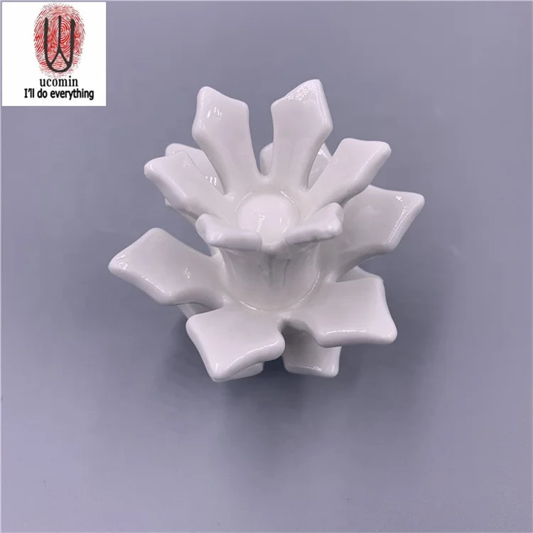 
BUY 2 GET 1 FREE Original New Amazon household decoration ceramic handmade flower candlestick 