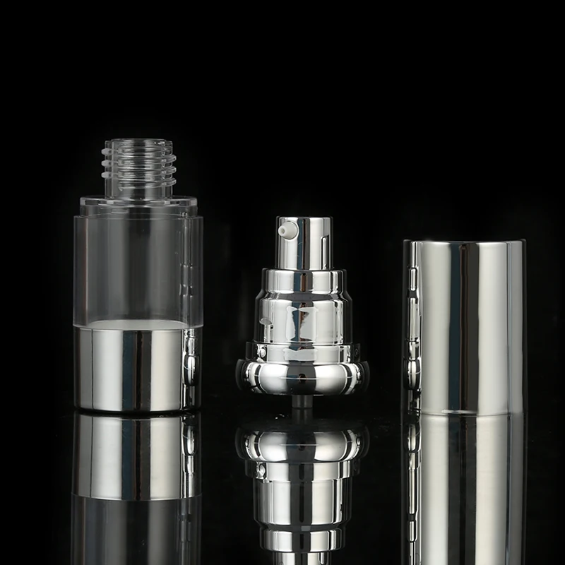 30 ml Airless lotion Pump silver Bottle sprayer AS bottle