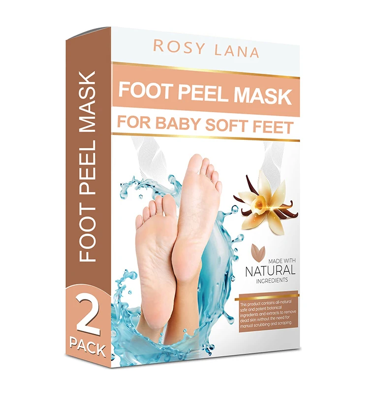 
Private Label Best Effective Organic Natural Hydrating Nourishing Moisturizing Peeling Exfoliating Beauty Foot Mask 