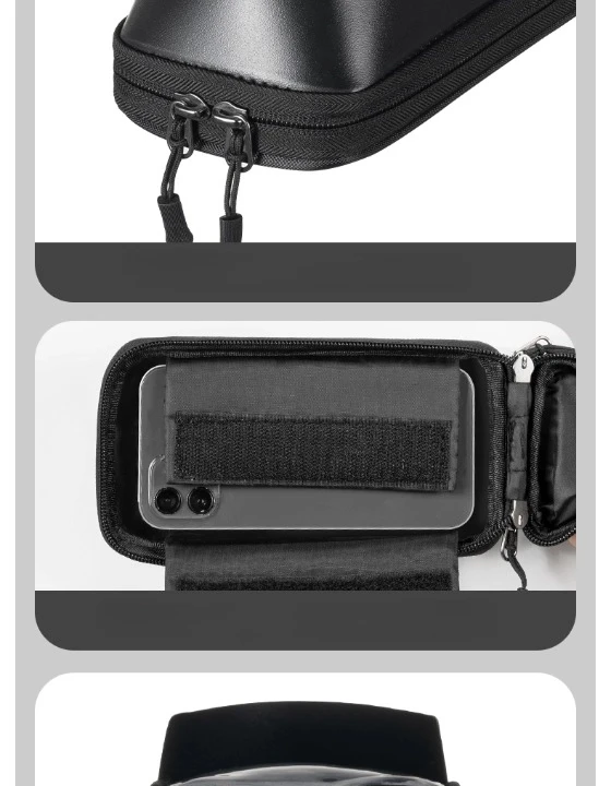 XUNTING 2024 NEW design Touch Screen Bicycle Bag water resistant Reflective Cycling Frame Front 8.0 Phone Case Bike Accessories