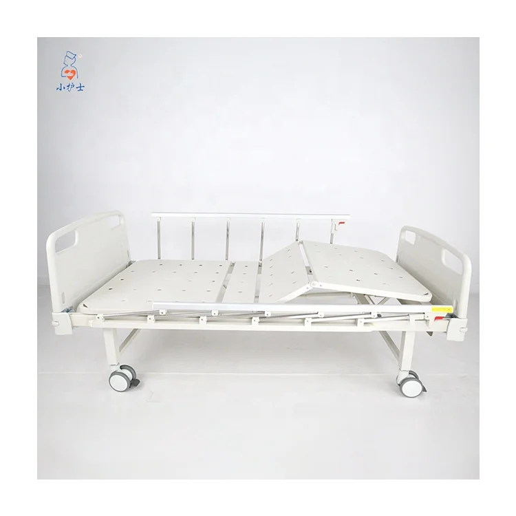 B-11 Manual patient bed 2 cranks hospital bed Healthcare nursing bed