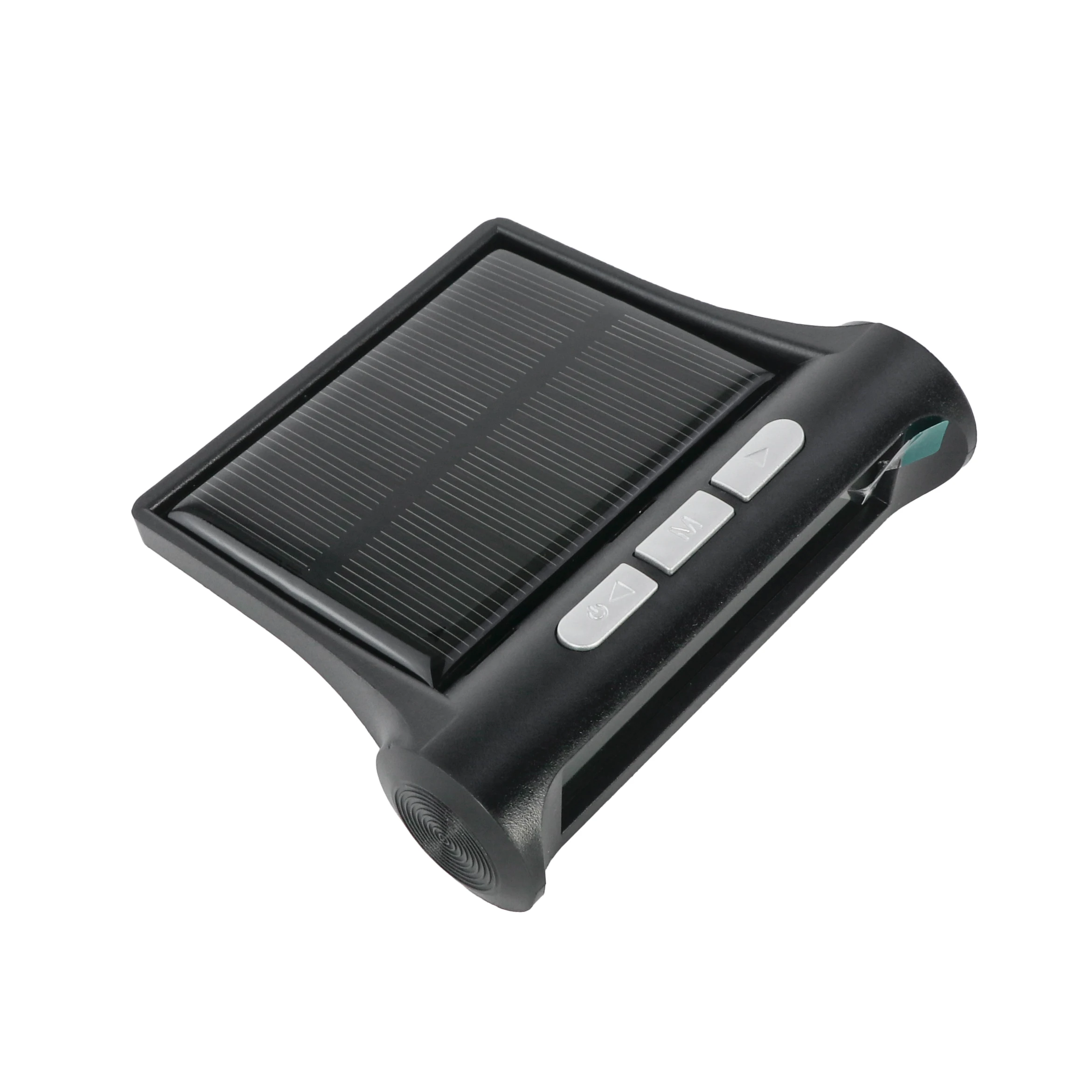 Factory Universal Tyre Pressure Monitoring System Solar Power Clock Lcd Display 4 External Sensors Digital Tire Pressure Gauge