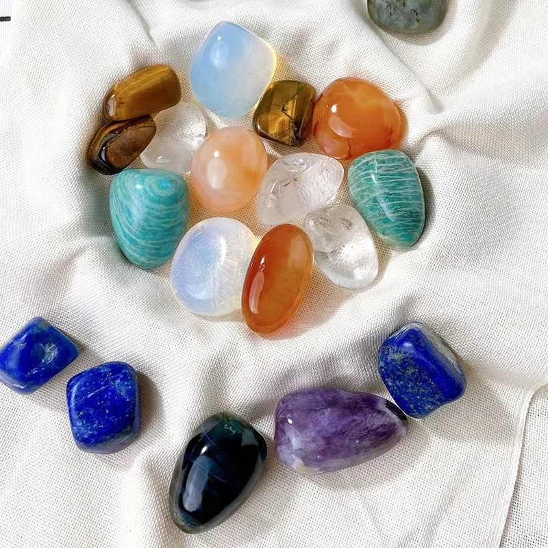 Wholesale Natural Gemstones Healing Crystals Quartz Tumbled Stones Rough Rose Quartz Amethyst Gravel Stone for Decoration
