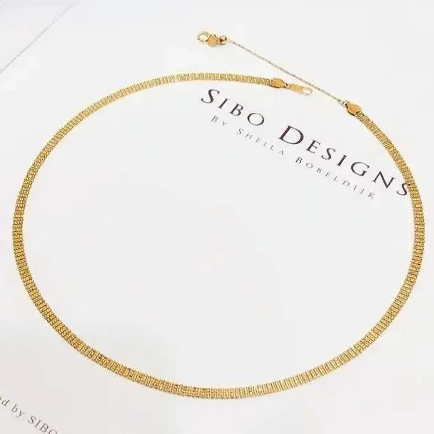 Lerca AU 750 Solid Necklaces Real Gold Link Chain Real Gold Jewelry 18k With Certificate Japan Gold Jewelry 18k Real Wholesale