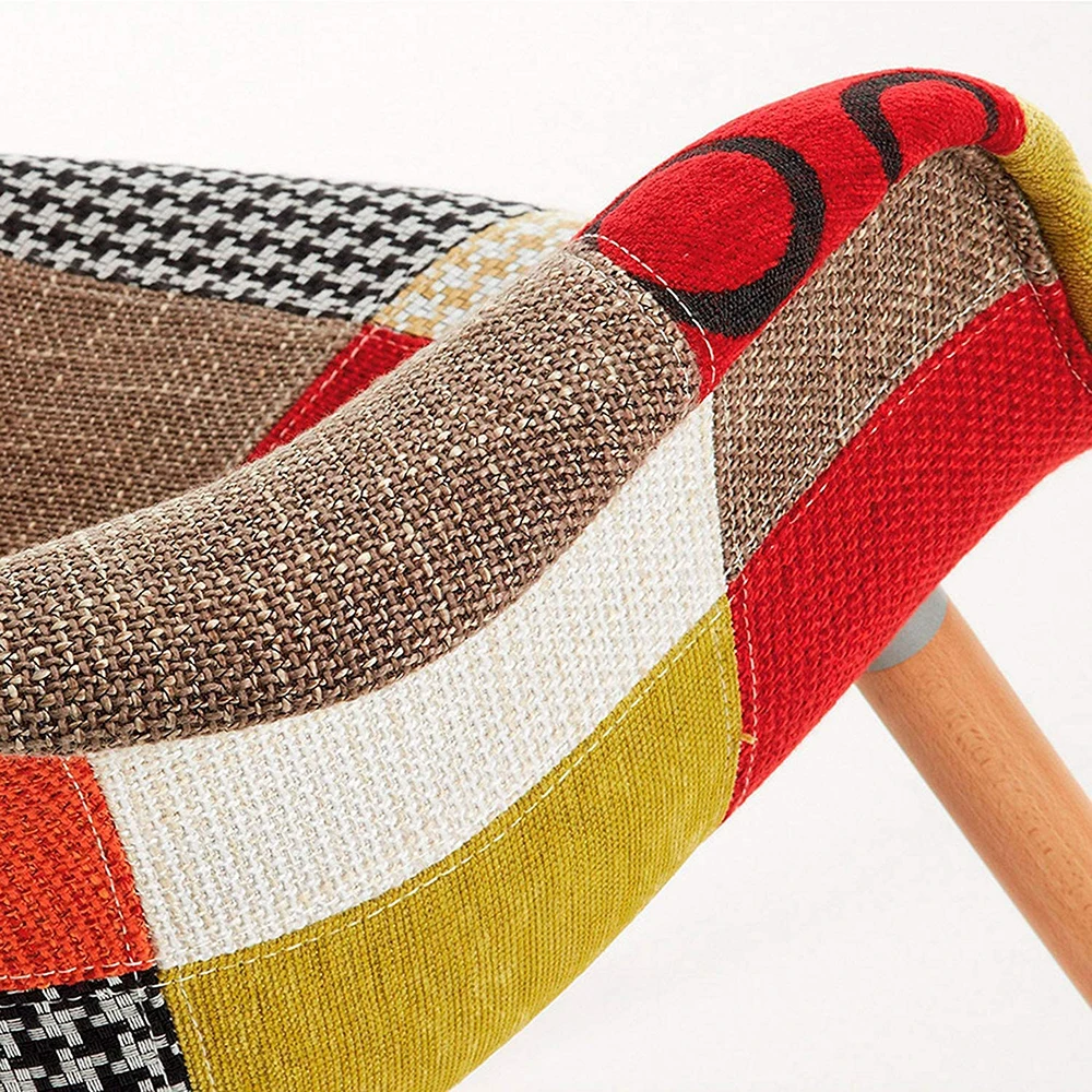 Wholesale modern living room furniture silla Restaurant Living Room chair design chaise Simple Dining Patchwork Chair Armchair