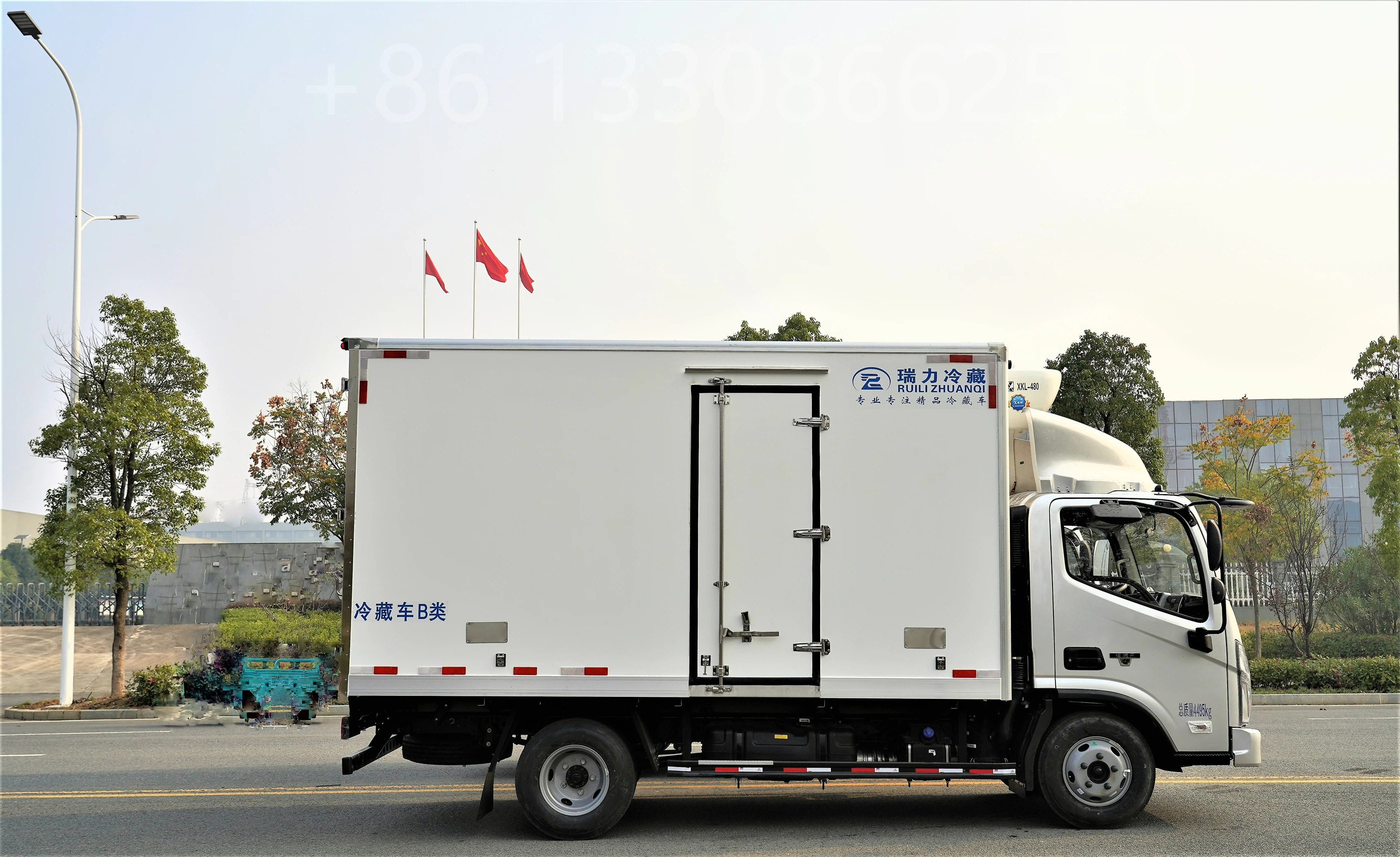 Foton 4.2m Refrigerator Box Cargo Cooling Truck Refrigerated Freezer Cold Room Transport Truck Ice Cream Van Cargo Truck