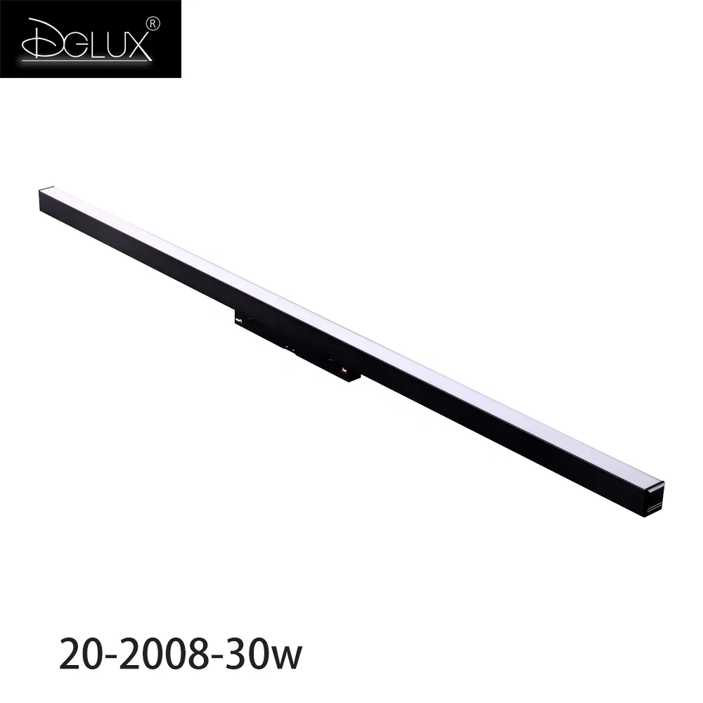 Newest Arrival Product Aluminum 48v Magnetic Home Office 6w 12w 15w 18w 24w Tube Led Magnetic Track System Light