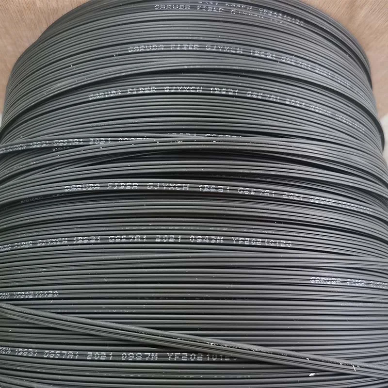 Наружный кабель Ftth Drop G657A G652D 1 км 2 км Fiberhome Fiber Gjyxch 4 Fibra Ftth Cable Fiber Optica 2 Hilos 1core Fiber Cable