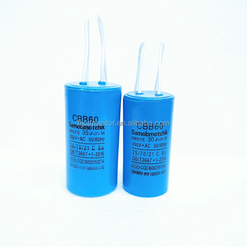 new high quality CBB60 running 100uf 400v ac capacitor for custom
