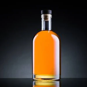 500ml 750ml Whisky Gin Vodka Bottle Thick Bottom Glass Bottle  for Liquor