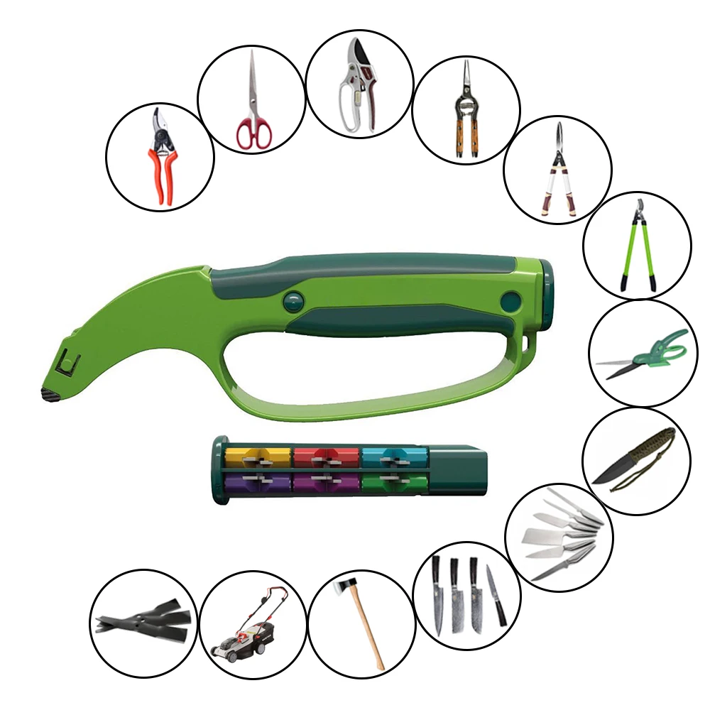 Winslow & Ross multifunction knife sharpener adjustable 7 different sharpen angle camping knife sharpener