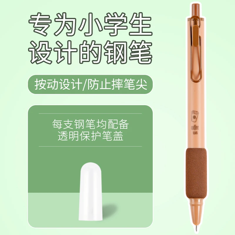 Hot Selling Plastic Click Fountain Pen Soft Grip Cheap Students Calligraphy Press Action Retractable Fountain Pens