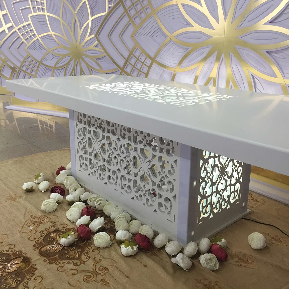 Luxury Chaise Et Diner Table Dining Tables Set Modern For Restaurant Furniture  Wedding Party Uaed