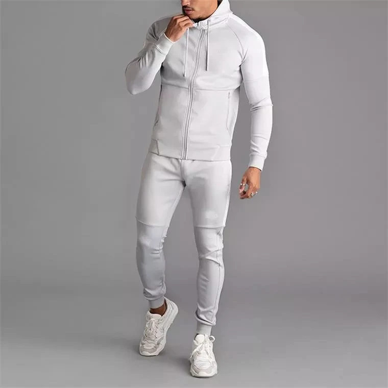 custom logo high quality track suits men sport tracksuit latest fashion 2 piece sets sweatsuits for men