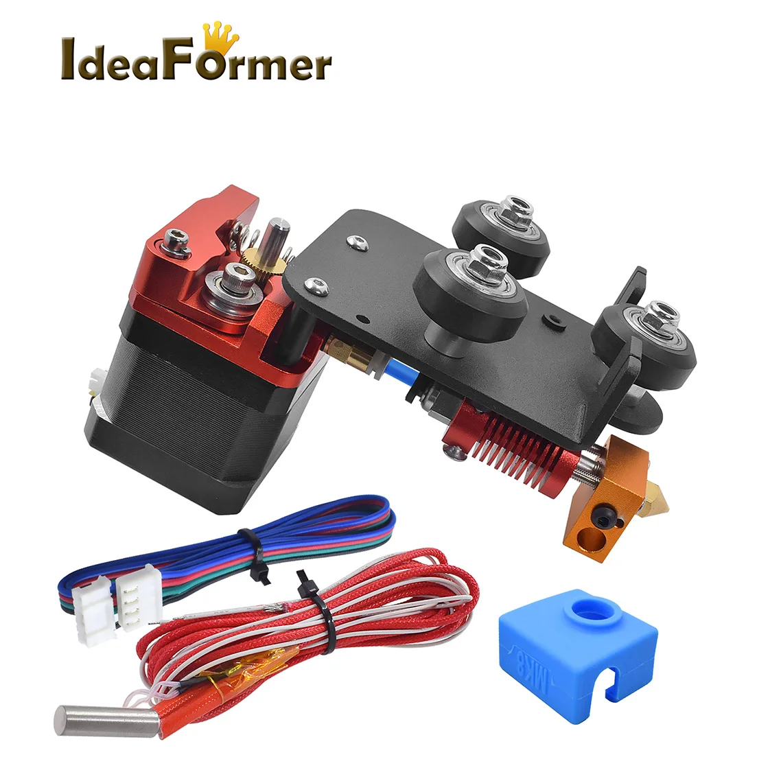 1 Set 12V/24V Upgraded Short-Range Extruder Drive Feeder Replacement Kit For Creality 3D CR10 Ender-3 Ender-5 Printer Extruder