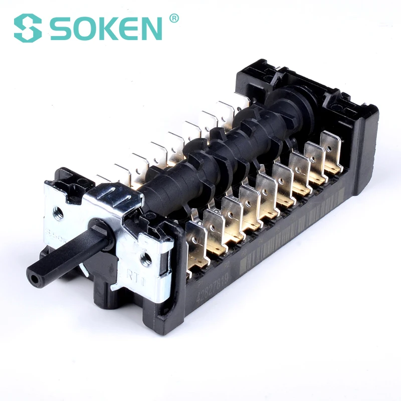 Новый SOKEN многопозиционная печи вращающийся электрораспределительной коробкой многопозиционного переключателя