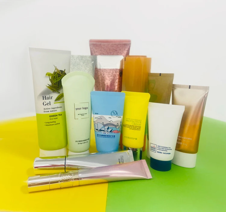 Shampoo Squeeze Lotion Cosmetic Containers Tube,Travel Size Empty Clear Soft Tube,tubo apertado empty tube cosmetic