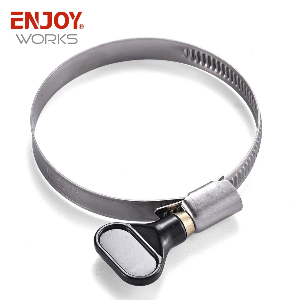 Heavy duty American type pipe clip stainless steel hose clamp